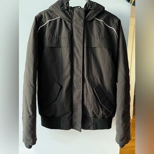 Garage Black bomber jacket size medium